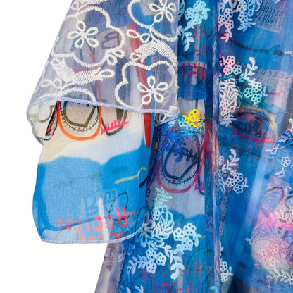 Sheer Embro Floral