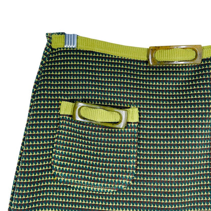 Tweed Print W/Buckles