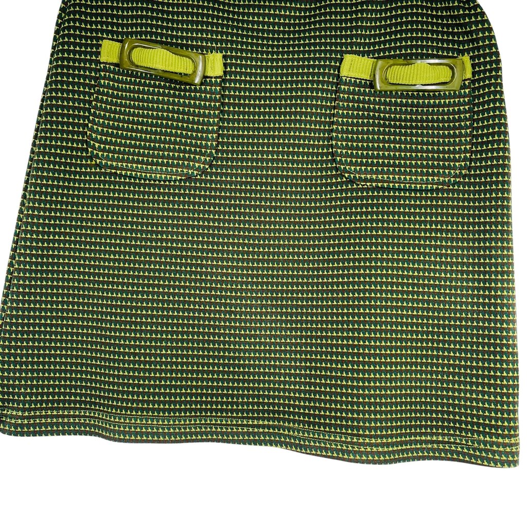 Tweed Print W/Buckles