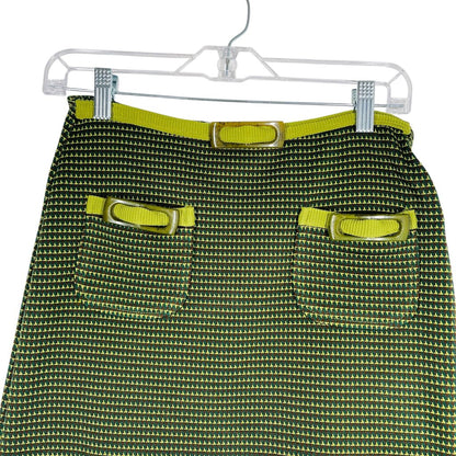 Tweed Print W/Buckles