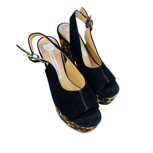 Platform Suede/Animal Hair