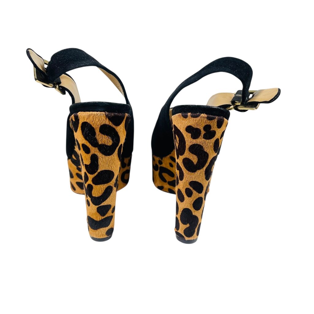 Platform Suede/Animal Hair