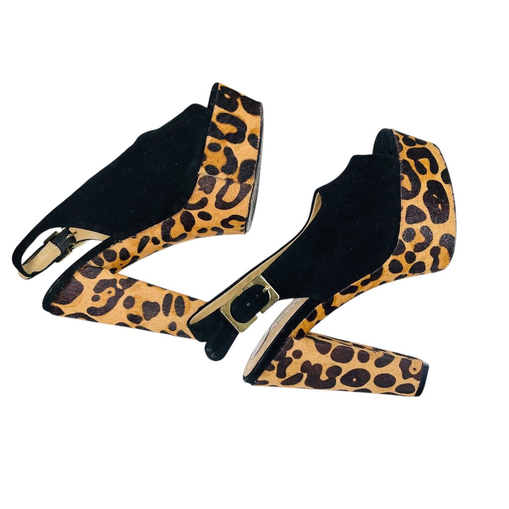 Platform Suede/Animal Hair