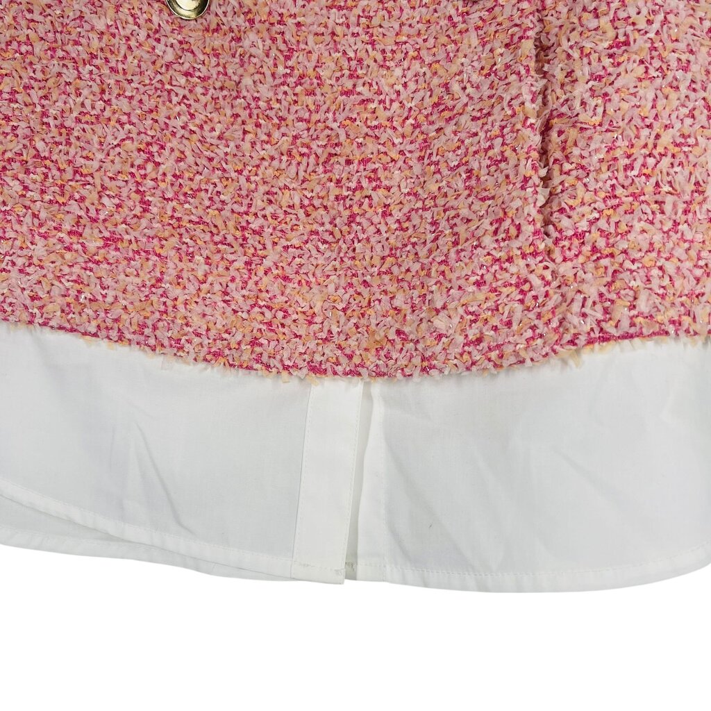 Tweed W/Shirt Hem Mini