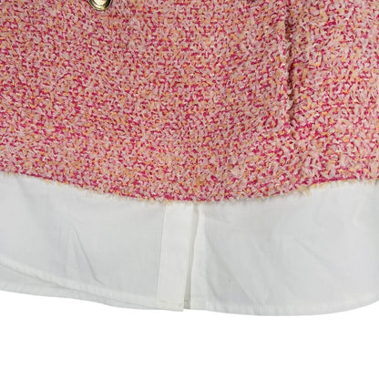 Tweed W/Shirt Hem Mini