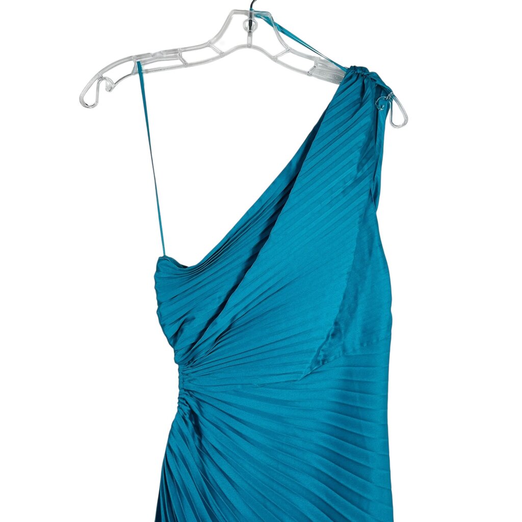 Long Fortuny Pleated 1 Shoulder
