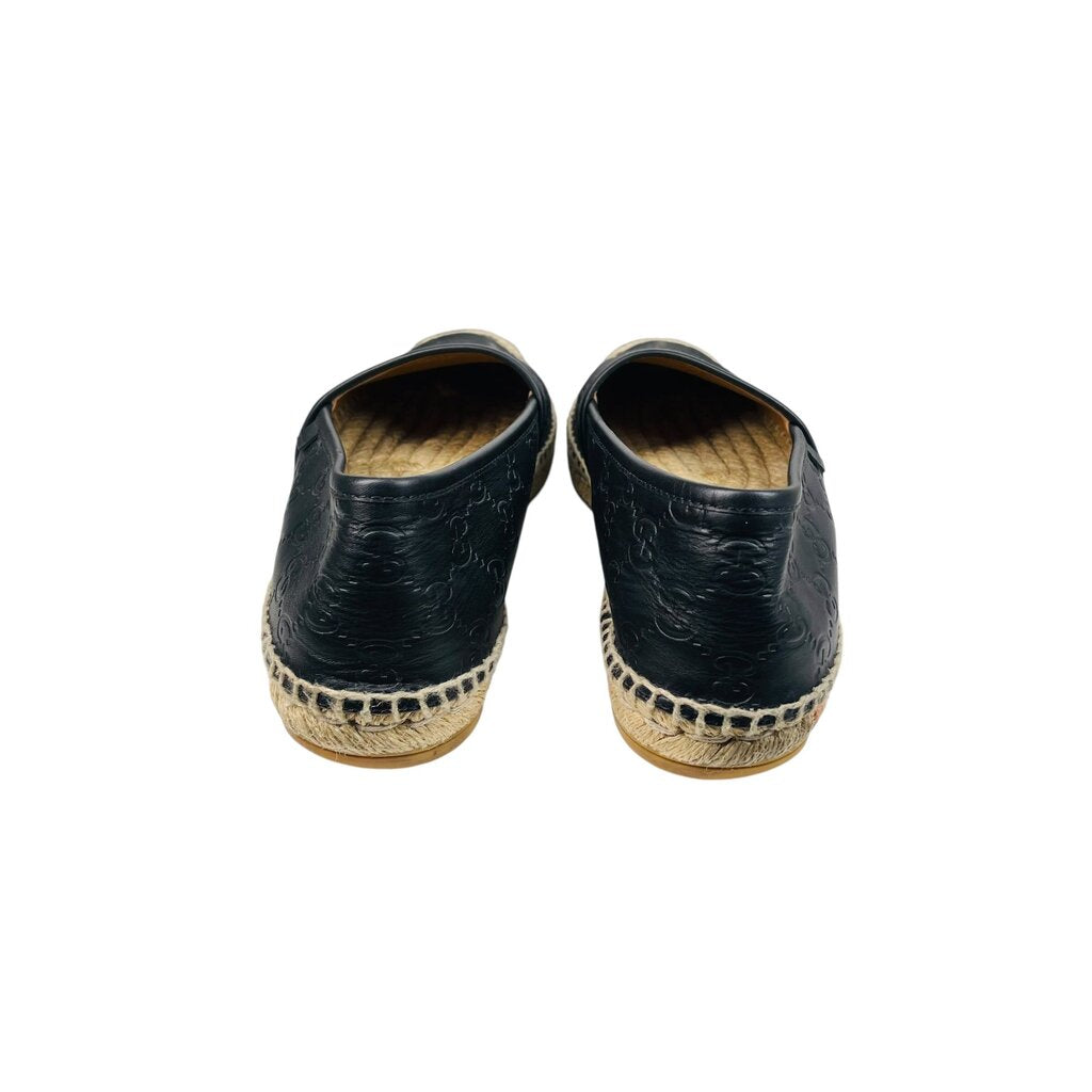 Leather Logo Espadrilles