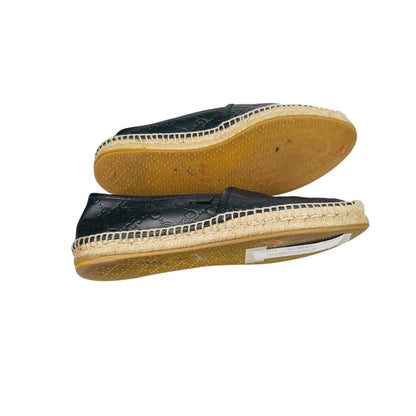 Leather Logo Espadrilles