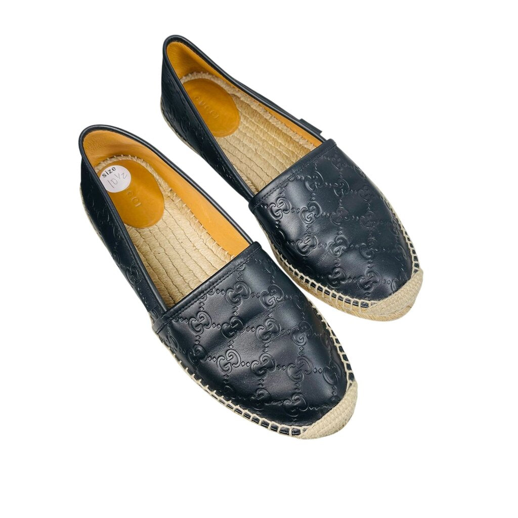 Leather Logo Espadrilles