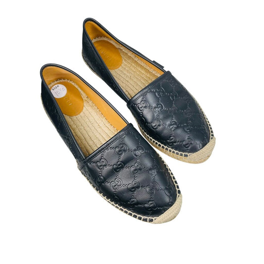 Leather Logo Espadrilles