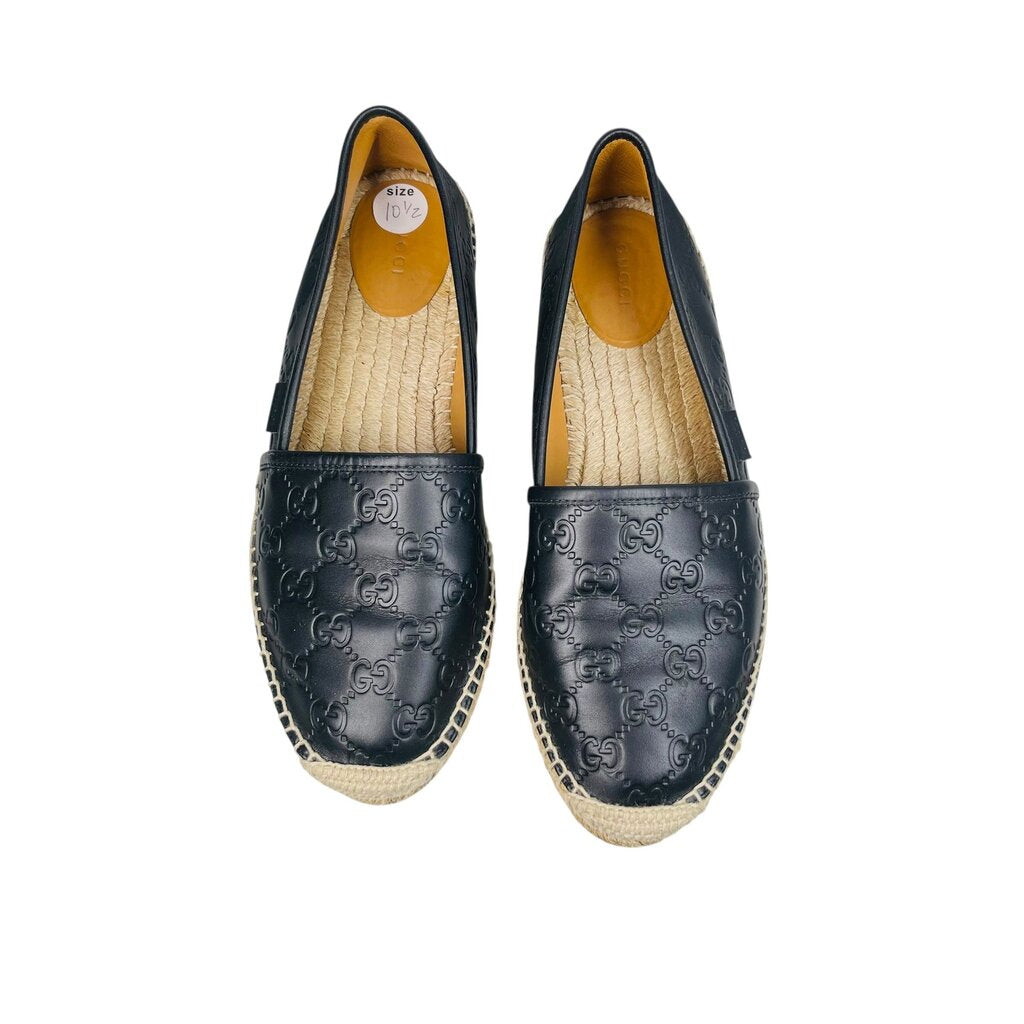 Leather Logo Espadrilles