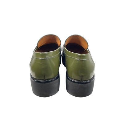 Lug Sole Logo Loafers
