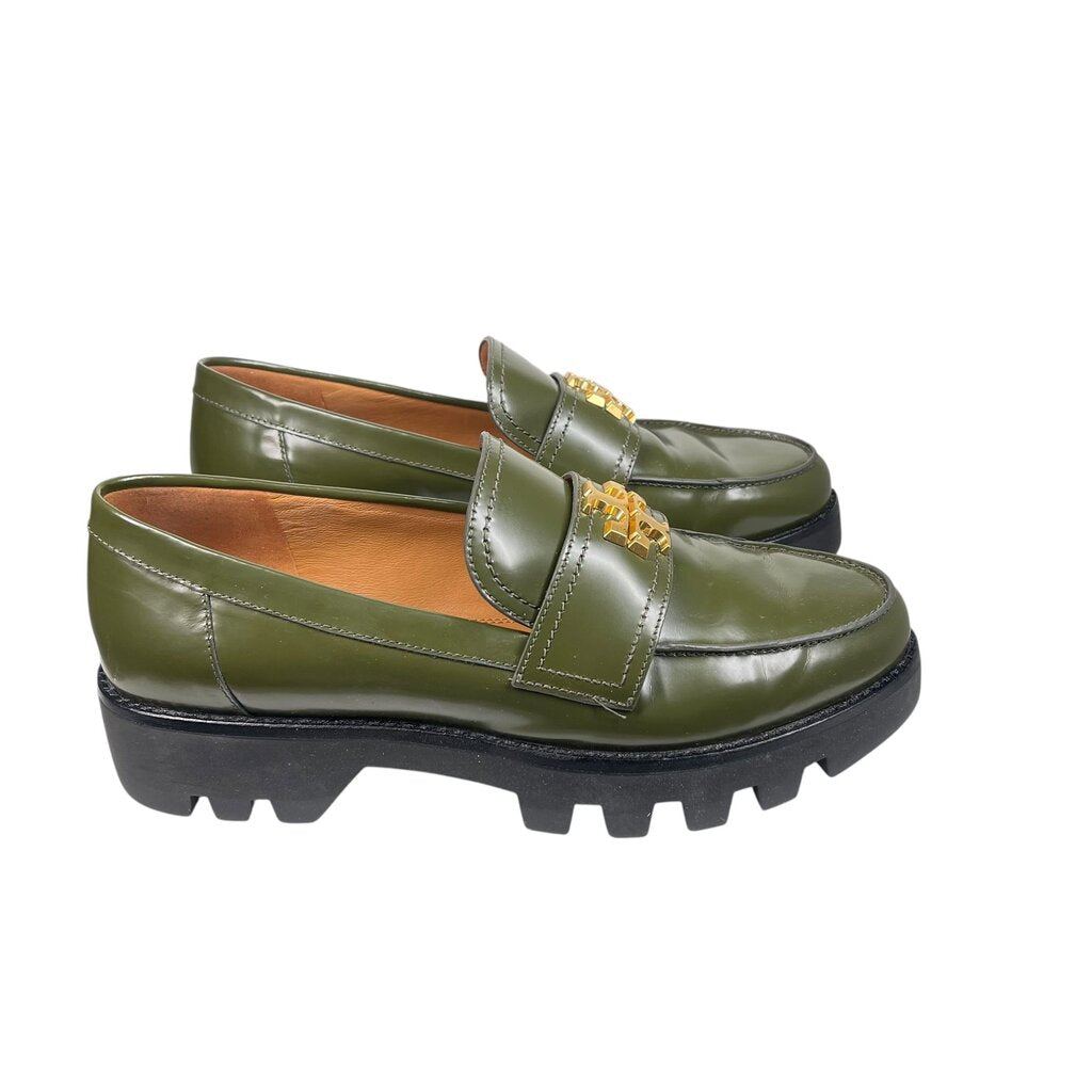 Lug Sole Logo Loafers