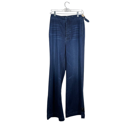 Button Front Wide Leg