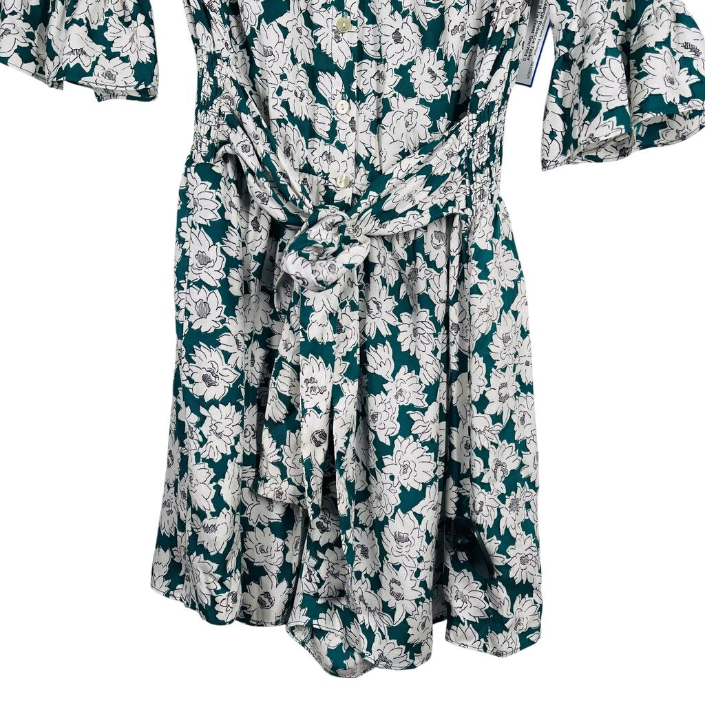 Floral Tie Front