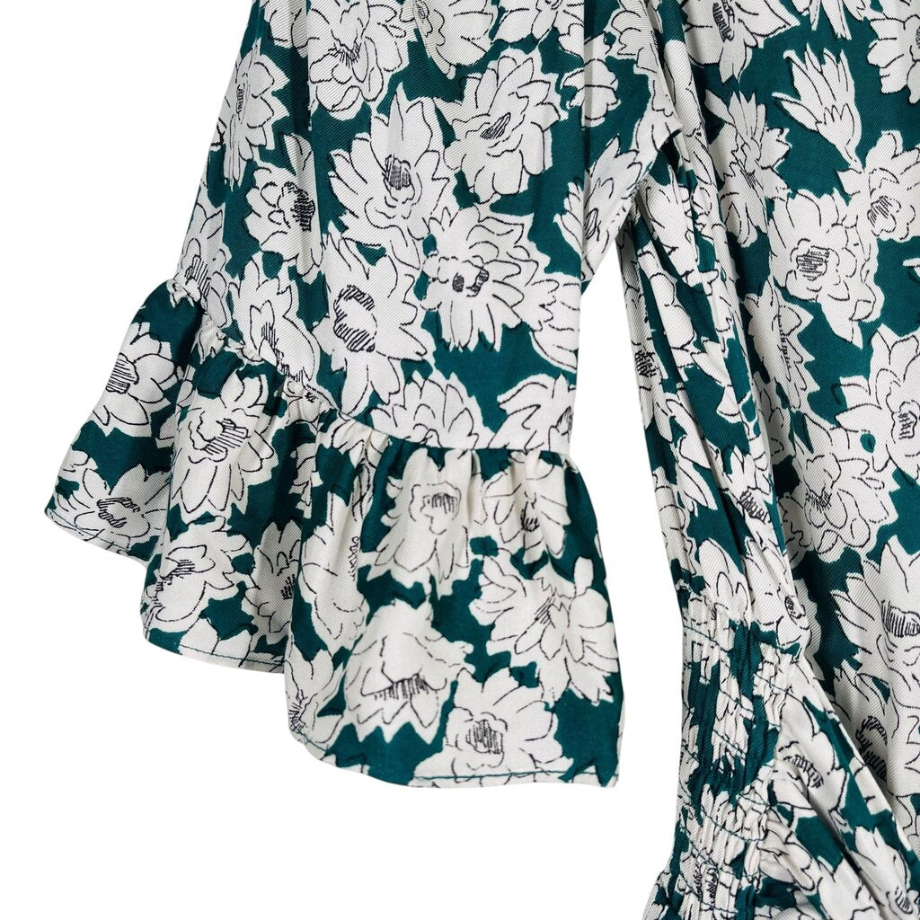 Floral Tie Front