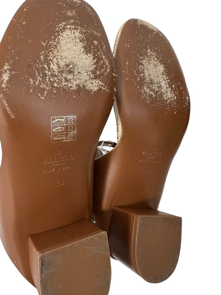Studded Sandals W/Heel