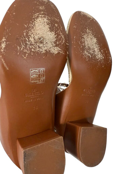 Studded Sandals W/Heel