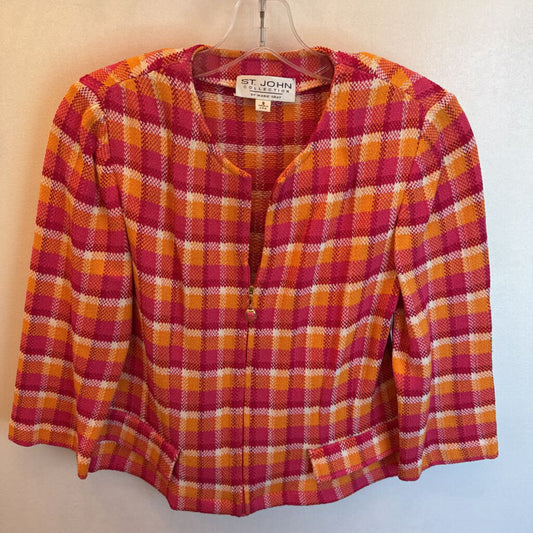 Plaid Zip Front