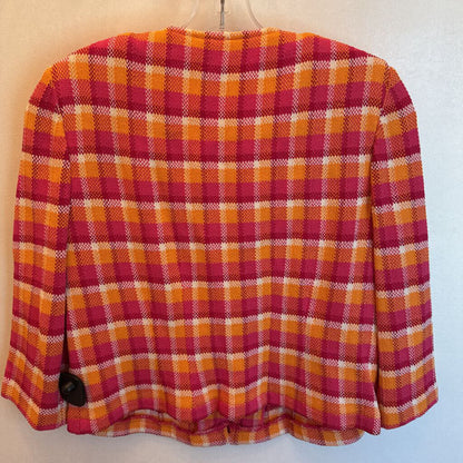 Plaid Zip Front