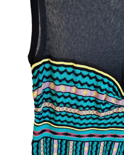 Print Slvs Flare Hem