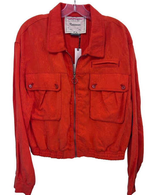 Zip Front W/Pockets NWT