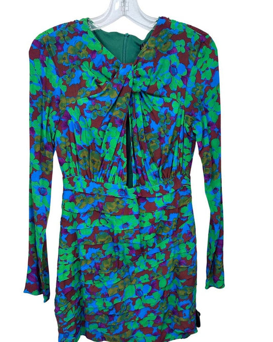 Floral Cut Out Pleated NWT