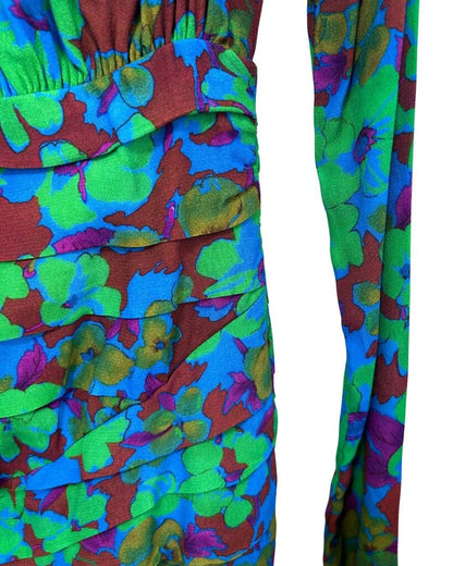 Floral Cut Out Pleated NWT