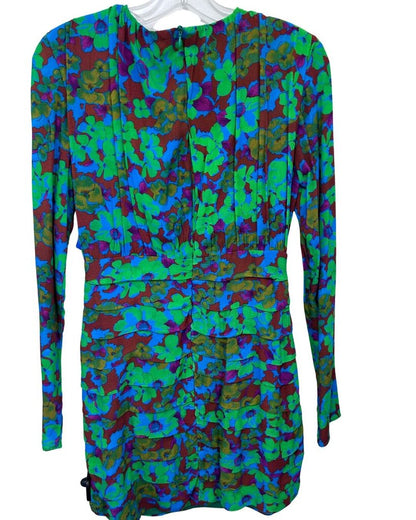 Floral Cut Out Pleated NWT