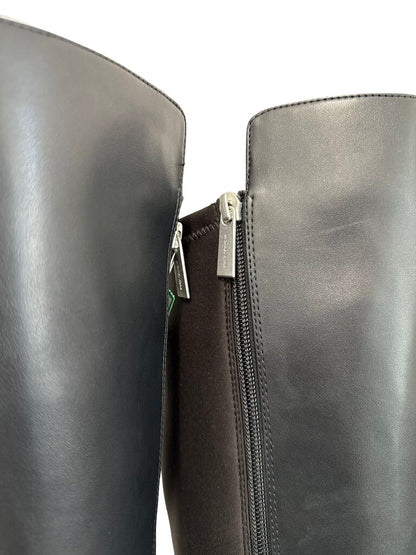 Leather/Stretch Flat Tall