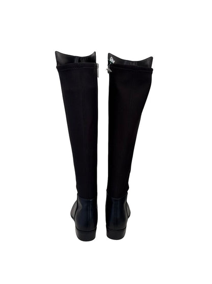 Leather/Stretch Flat Tall