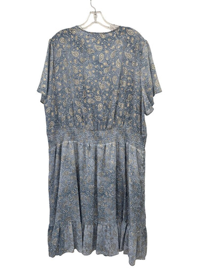 Smocked Tiered Paisley