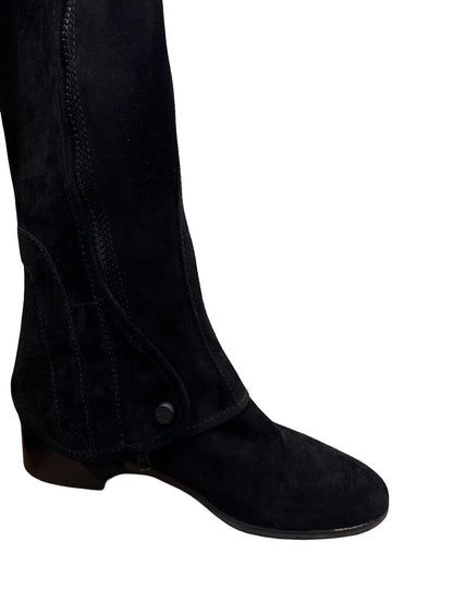 Suede Tall Flat
