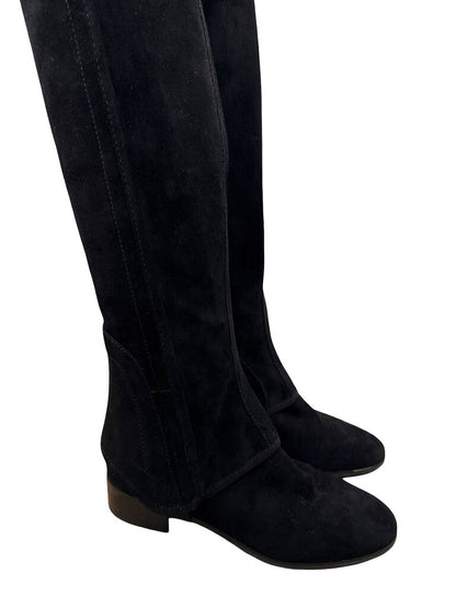 Suede Tall Flat