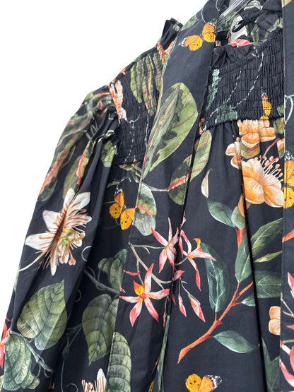 Floral Smocked W/Belt NWT