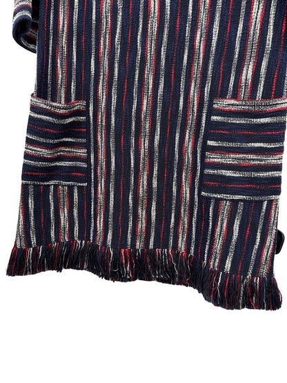 Textured Stripe W/Fringe NWT
