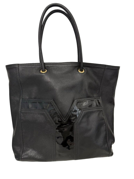Leather Y Tote