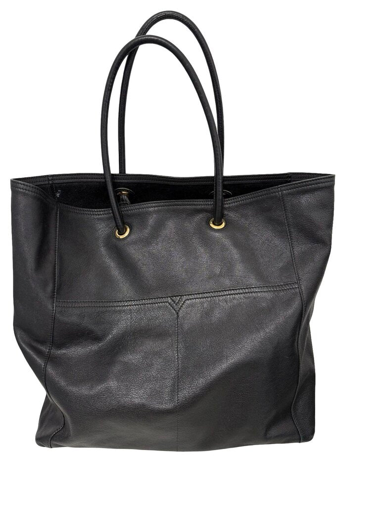 Leather Y Tote