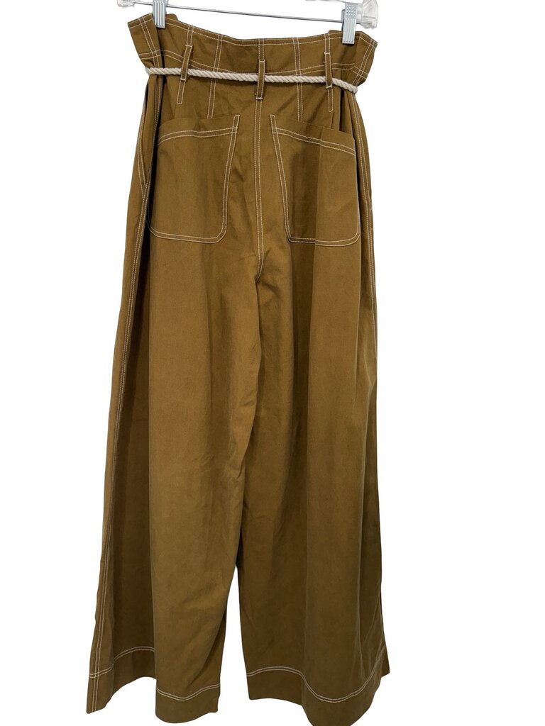 Denim Wide Leg W/Belt