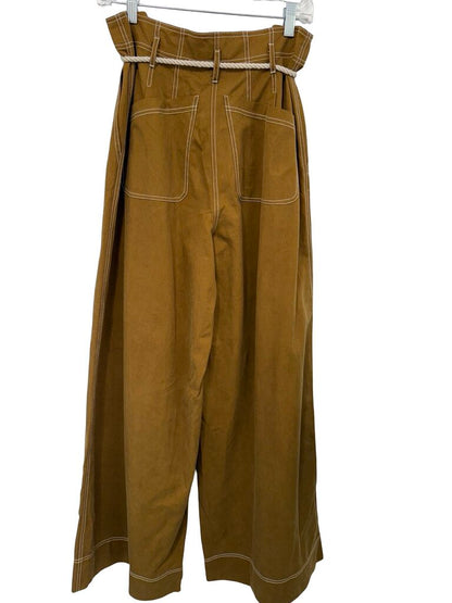 Denim Wide Leg W/Belt