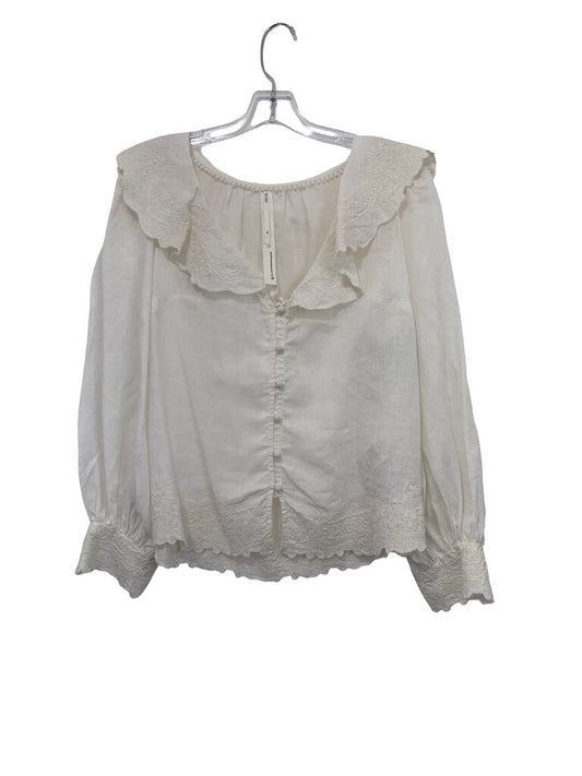 Lace Trim Blouse