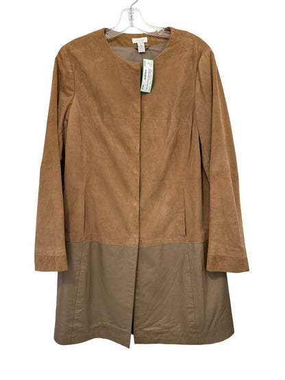 Leather/Suede Snap Front