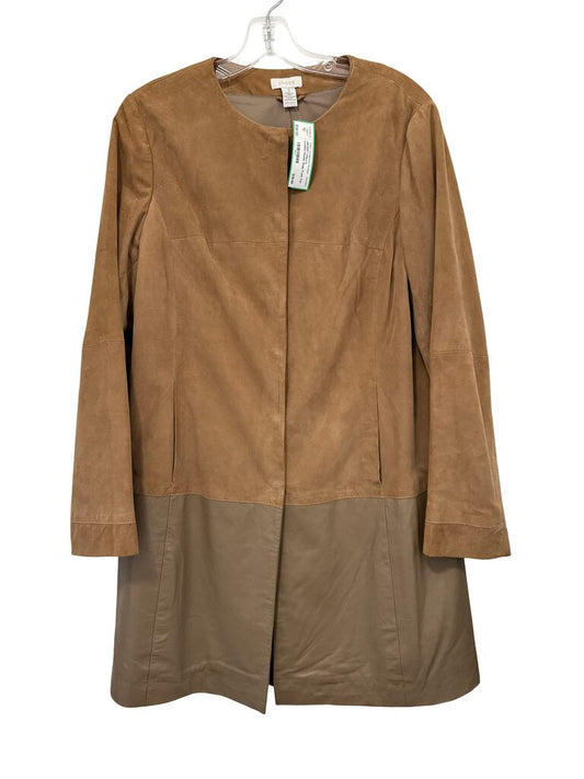 Leather/Suede Snap Front