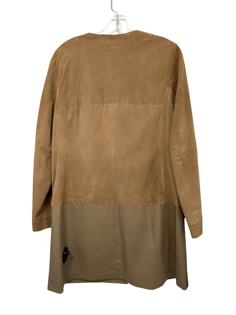 Leather/Suede Snap Front
