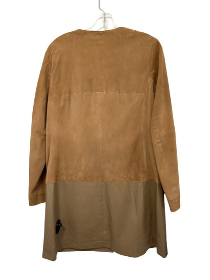 Leather/Suede Snap Front