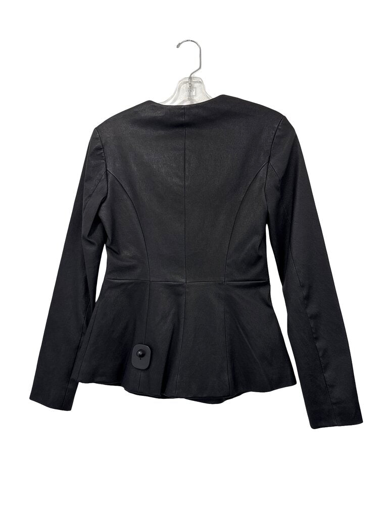 Leather Peplum NWT