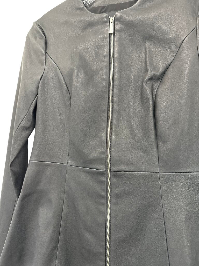 Leather Peplum NWT