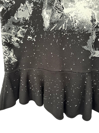 Floral Knit W/Flounce