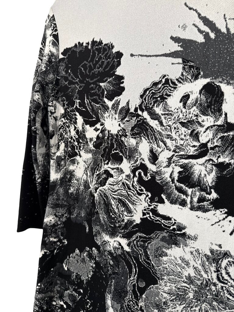 Floral Knit W/Flounce