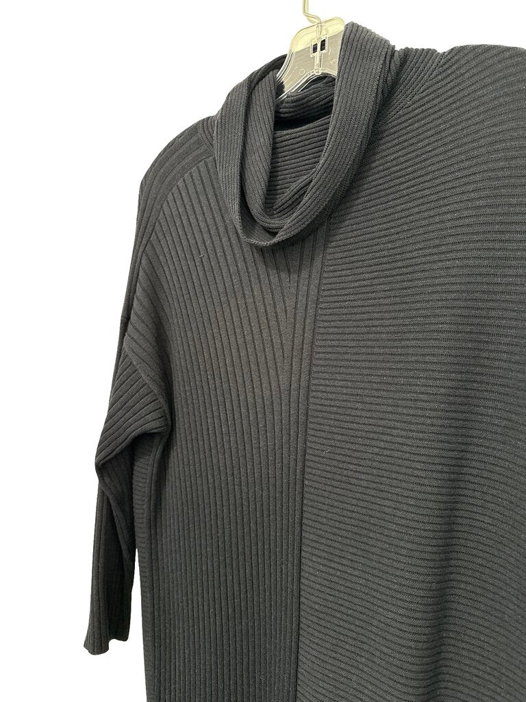 Ribbed Knit Cowl Nk Midi